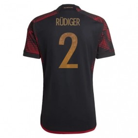 Tyskland 2023/2024 Antonio Rüdiger 2 Borte Landslagsdrakt Kortermet